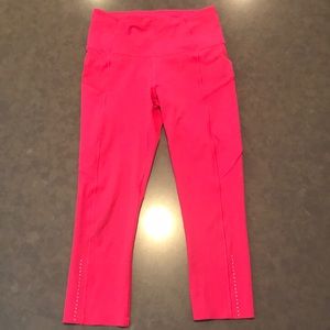Lululemon Fast and Free Crop Nulux